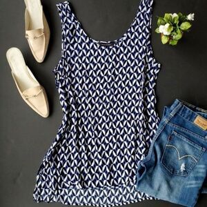 Banana Republic geometric print Chiffon Style Tank
